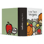 fruit vegetables healthy foods recipe binder