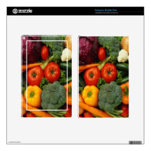 FRUIT & VEGETABLES KINDLE FIRE DECALS
