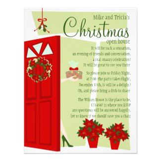 Fruitcake at the Door Invites