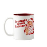 Fruitcake Causes Flatulence Coffee Mugs