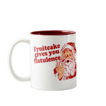 Fruitcake Gives You Flatulence Coffee Mugs