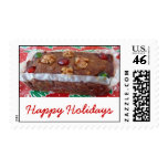 Fruitcake, Happy Holidays Stamps