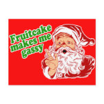 Fruitcake Makes Me Gassy Post Card