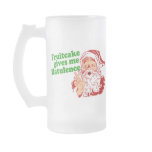 Fruitcake Makes Santa Fart Mug