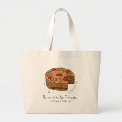 Noone Likes You. Fruitcake - No One Likes You Canvas Bags by TwigglesSweeney. Fruitcake - No One Likes You