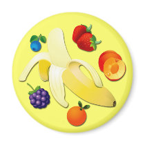 FRUITS AND CITRUS magnets by dgpaulart FRUITS AND CITRUS magnets