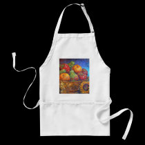 Fruits and Sunflower Painting Art - Multi aprons