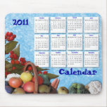 Fruits and veggies Mousepad calendar