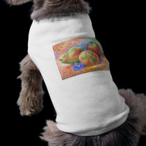 Fruits Apple Pear Mandarin Painting Art - Multi pet clothing