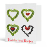 fruits heart shape binders