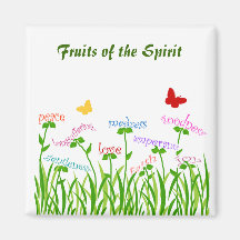 Fruits of the Spirit Garden magnet