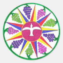 Fruits of the Spirit Round Stickers