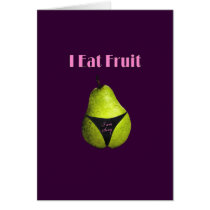 Fruits potassium card