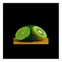 Obst-Stillleben Poster poster