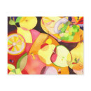 Fruity Fruits: Recipe Cards postcard