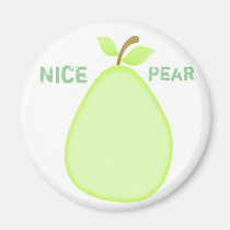 Fruity pear magnet magnets
