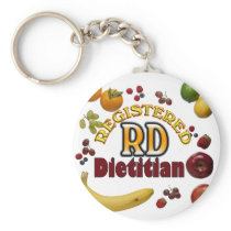 FRUITY RD - REGISTERED DIETITIAN KEYCHAIN
