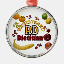 FRUITY RD REGISTERED DIETITIAN ORNAMENTS