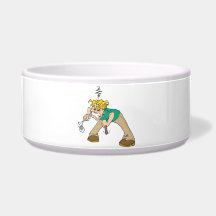 Frustrated Golfer Dog Food Bowls