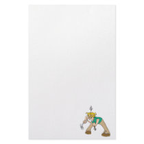 Frustrated Golfer Personalized Stationery