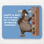 Frustrated Gorilla King Mouse Mat