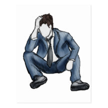 Frustrated Man Postcards