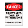 Frustrated Twirler Post Card