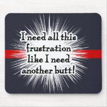 Frustration Dark Mousepad mousepads