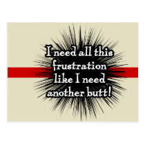 Frustration Light Postcard postcards