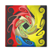 Frustration magnets