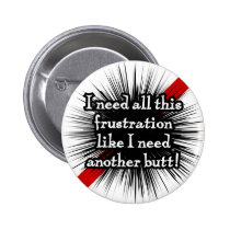 Frustration White Button buttons