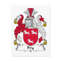 Fry Family Crest postcards
