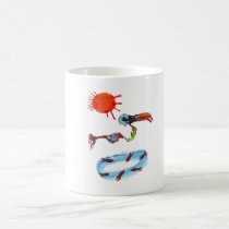 frying over the fish pond mugs