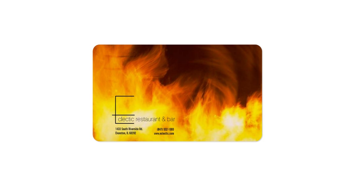 frying wok restaurant business card Zazzle