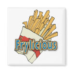 Frylicious ~ Delicious French Fry / Fries magnets