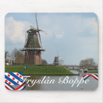 Fryslân Boppe Dokkum Windmills Mousepad