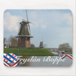 Fryslân Boppe Dokkum Windmills Mousepad
