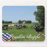 Fryslân Boppe Friesian Cows Mousepad