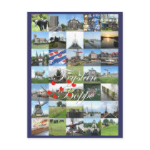 Fryslân Boppe Friesland Photo Postcard Kaart