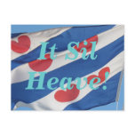 Fryslan Flag &amp; Text It Sil Heave! Post Card