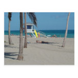 Ft Lauderdale Beach Lifeguard Stand Postcard