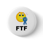 FTF First to Find Ribbon Geocaching Swag buttons