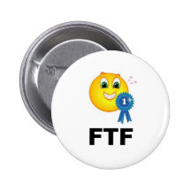 FTF First to Find Ribbon Geocaching Swag Pin