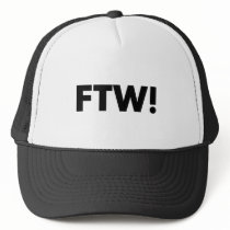 FTW! For The Win! Mesh Hat
