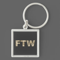 FTW in Desert Camo Keychain keychains