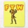 Ftw Man in Gold Yellow Mousepad