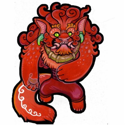 Fu Foo stand up Photo Cut Out by missmonster