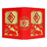 Fu Luck Red China Mountain Binder