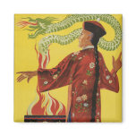 Fu-Manchu Magician Advertisement Fridge Magnet