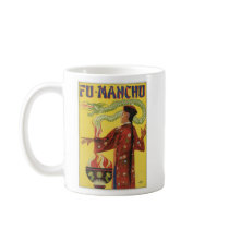 Fu-Manchu Magician Advertisement Mug